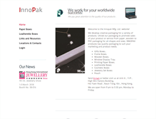 Tablet Screenshot of innopak.com.hk